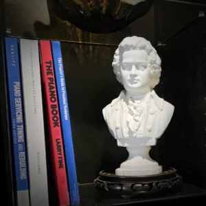 goral piano studio mozart bust