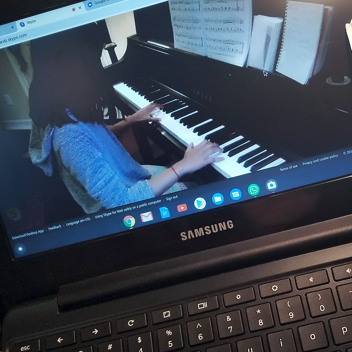 goral piano studio zoom online lesson